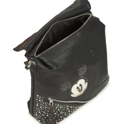 Desigual - BACK MICKEY STUDSTYLE JERSEYMAX PU BLACK