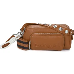 Desigual - BAG HALF LOGO FW24 PRADES CONT Camel Sale