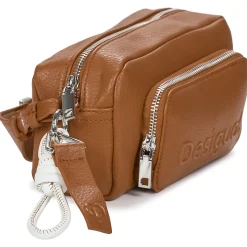 Desigual - BAG HALF LOGO FW24 PRADES CONT Camel Sale