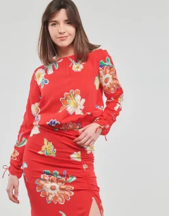 Desigual - BLUS_LANDI Rouge Discount
