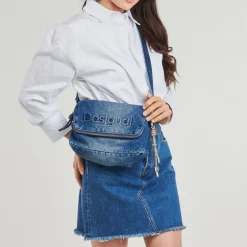 Desigual - HALF LOGO DENIM VENECIA 3.0 Bleu Hot