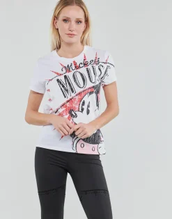 Hot Desigual - TS_MICKEY BOOM Blanc