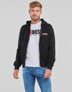 Diesel - S-GINN-HOOD-ZIP-DIV Noir Online
