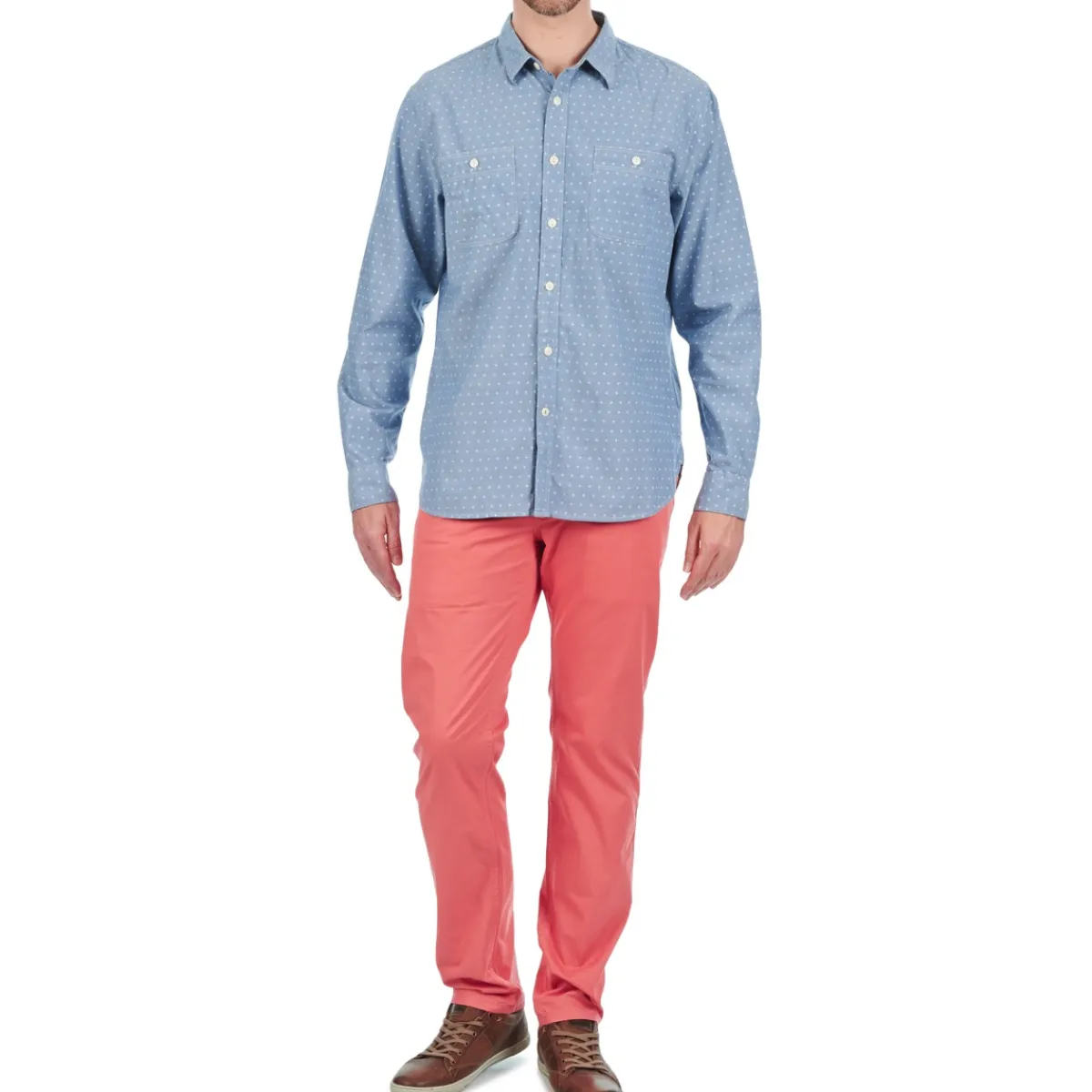 Dockers - ALPHA SLIM TAPERED LIGHT Rouge