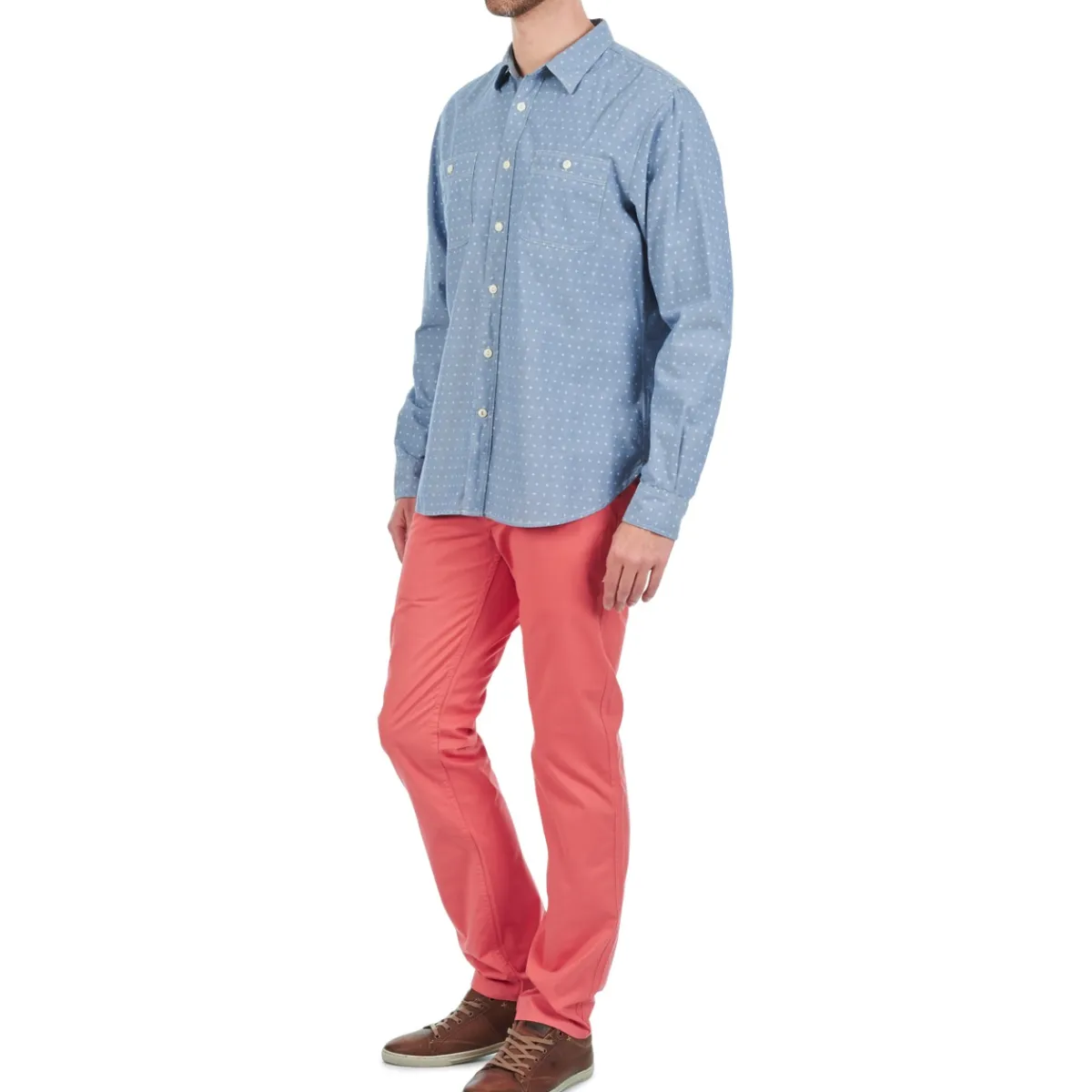 Dockers - ALPHA SLIM TAPERED LIGHT Rouge