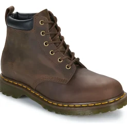 Hot Dr. Martens - 939 BEN BOOT DARK BROWN CRAZY HORSE Marron