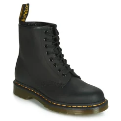 Online Dr. Martens - 1460 BLACK GREASY Noir