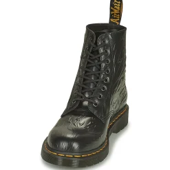 Online Dr. Martens - 1460 FLAMES Noir