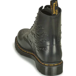 Online Dr. Martens - 1460 FLAMES Noir