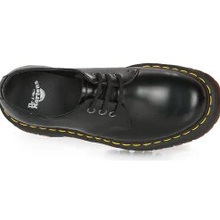 Dr. Martens - 1461 QUAD BLACK POLISHED SMOOTH Noir Discount