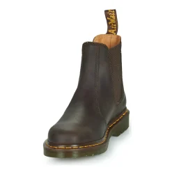 Hot Dr. Martens - 2976 YS DARK BROWN CRAZY HORSE Marron