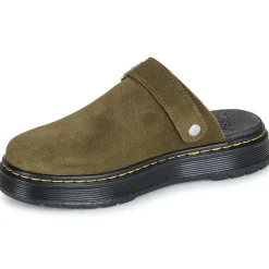New Dr. Martens - Brookline Mule DMs Olive Bronx Suede Kaki
