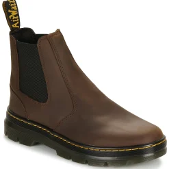 Dr. Martens - EMBURY DARK BROWN CRAZY HORSE Marron Clearance