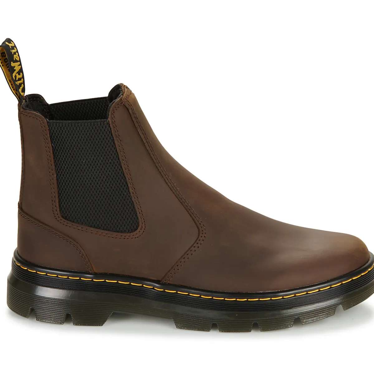 Dr. Martens - EMBURY DARK BROWN CRAZY HORSE Marron Clearance