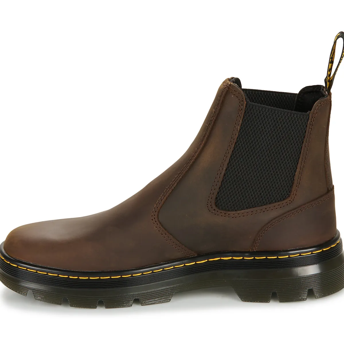 Dr. Martens - EMBURY DARK BROWN CRAZY HORSE Marron Clearance