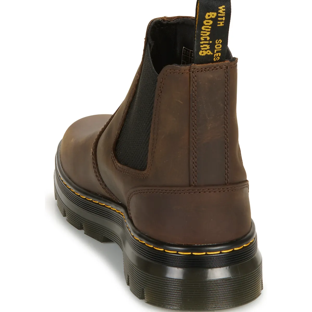 Dr. Martens - EMBURY DARK BROWN CRAZY HORSE Marron Clearance