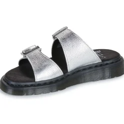 Outlet Dr. Martens - Josef Slide Silver Metallic Tumble Argenté