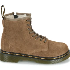 Discount Dr. Martens - Serena J Dark Khaki Bronx Suede Beige