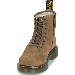 Discount Dr. Martens - Serena J Dark Khaki Bronx Suede Beige