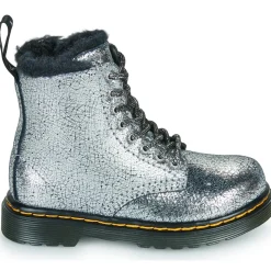 Dr. Martens - Serena T Silver Distressed Foil