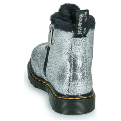 Dr. Martens - Serena T Silver Distressed Foil