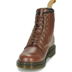 Hot Dr. Martens - VEGAN 1460 BROWN NORFOLK Marron