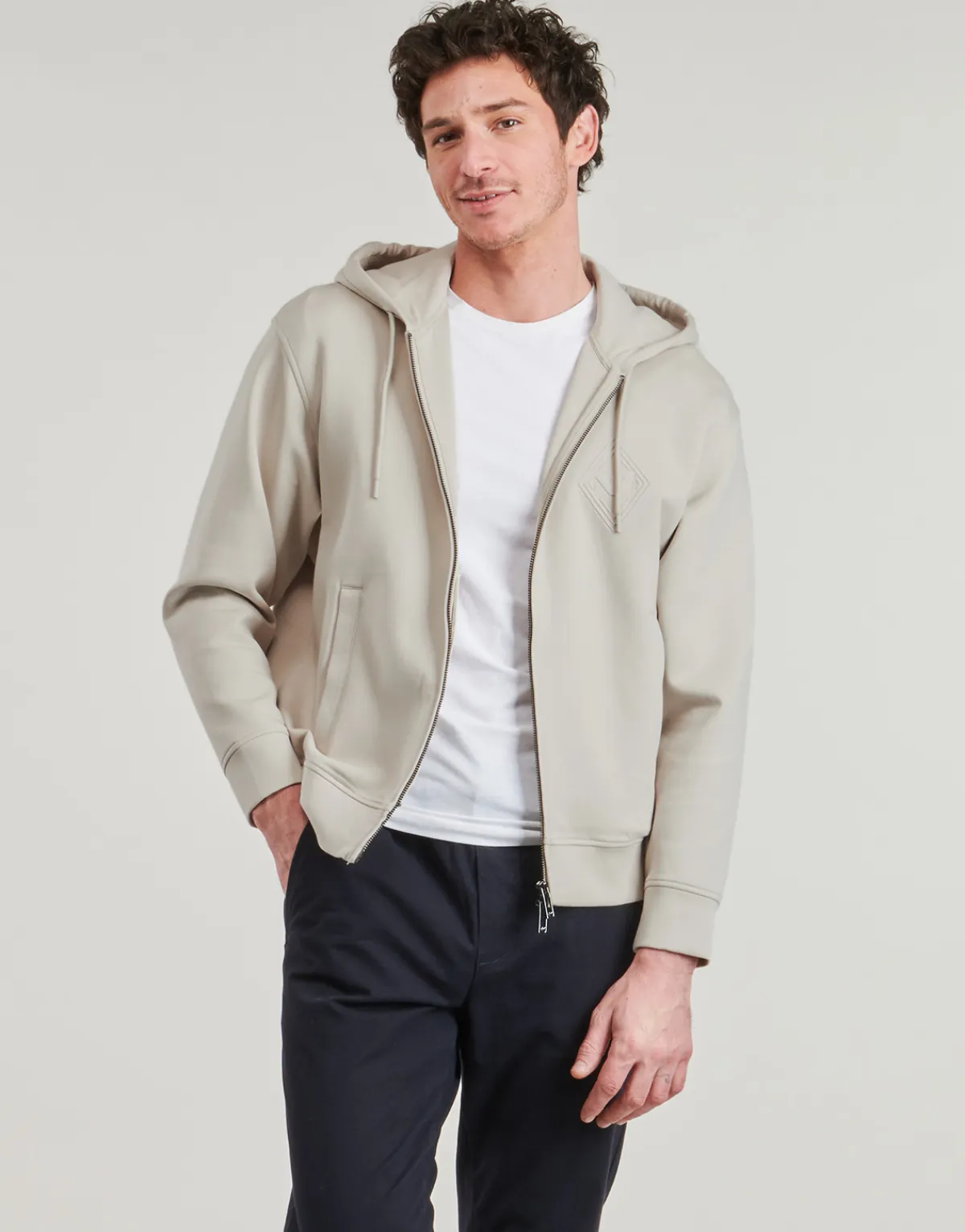 Best Emporio Armani - SWEATSHIRT EM001122 Greige