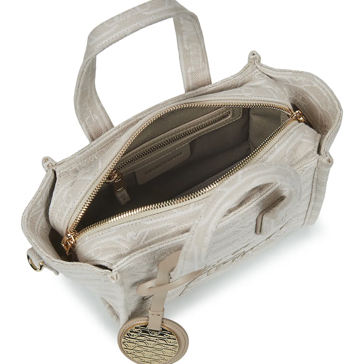 Hot Emporio Armani - TOTE M CANVAS JAQUARD MONOGRAM