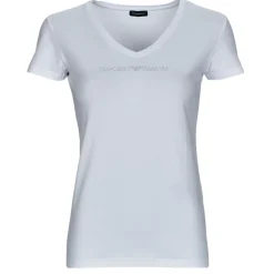 Clearance Emporio Armani - T-SHIRT V NECK Blanc