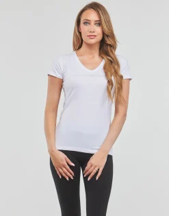 Clearance Emporio Armani - T-SHIRT V NECK Blanc