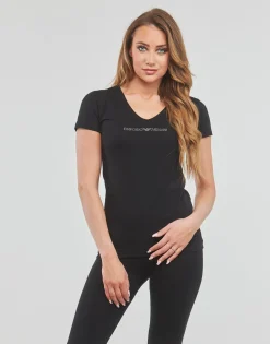 Emporio Armani - T-SHIRT V NECK Noir Hot