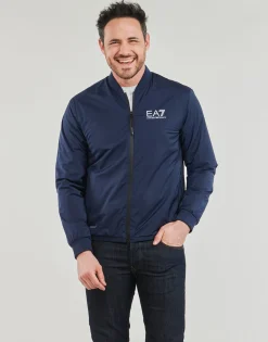 Emporio Armani EA7 - BOMBER JACKET Marine Hot