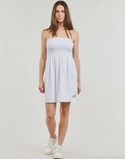 Emporio Armani EA7 - ROBE SMOCK Blanc