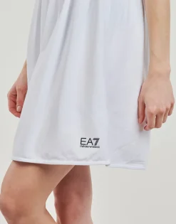 Emporio Armani EA7 - ROBE SMOCK Blanc