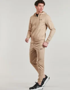 Online Emporio Armani EA7 - TRAIN CORE ID T-SUIT 8NPV63 Beige