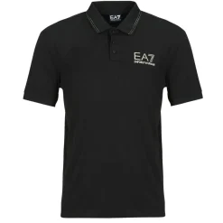 New Emporio Armani EA7 - TRAIN GOLD LABEL POLO PUNTO ROMA  7M000300 Noir