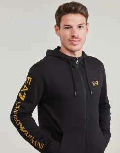 Discount Emporio Armani EA7 - TRAIN LOGO SERIES FZ HOODIE