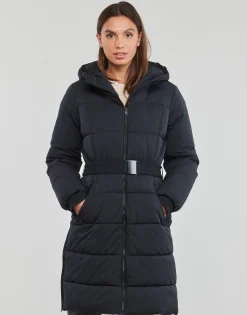 Best Esprit - BELTED PUFFER COAT Noir