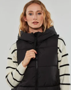 Best Esprit - LOGO COSY PUFFER Noir