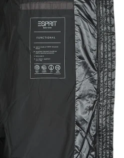 Best Esprit - LOGO COSY PUFFER Noir