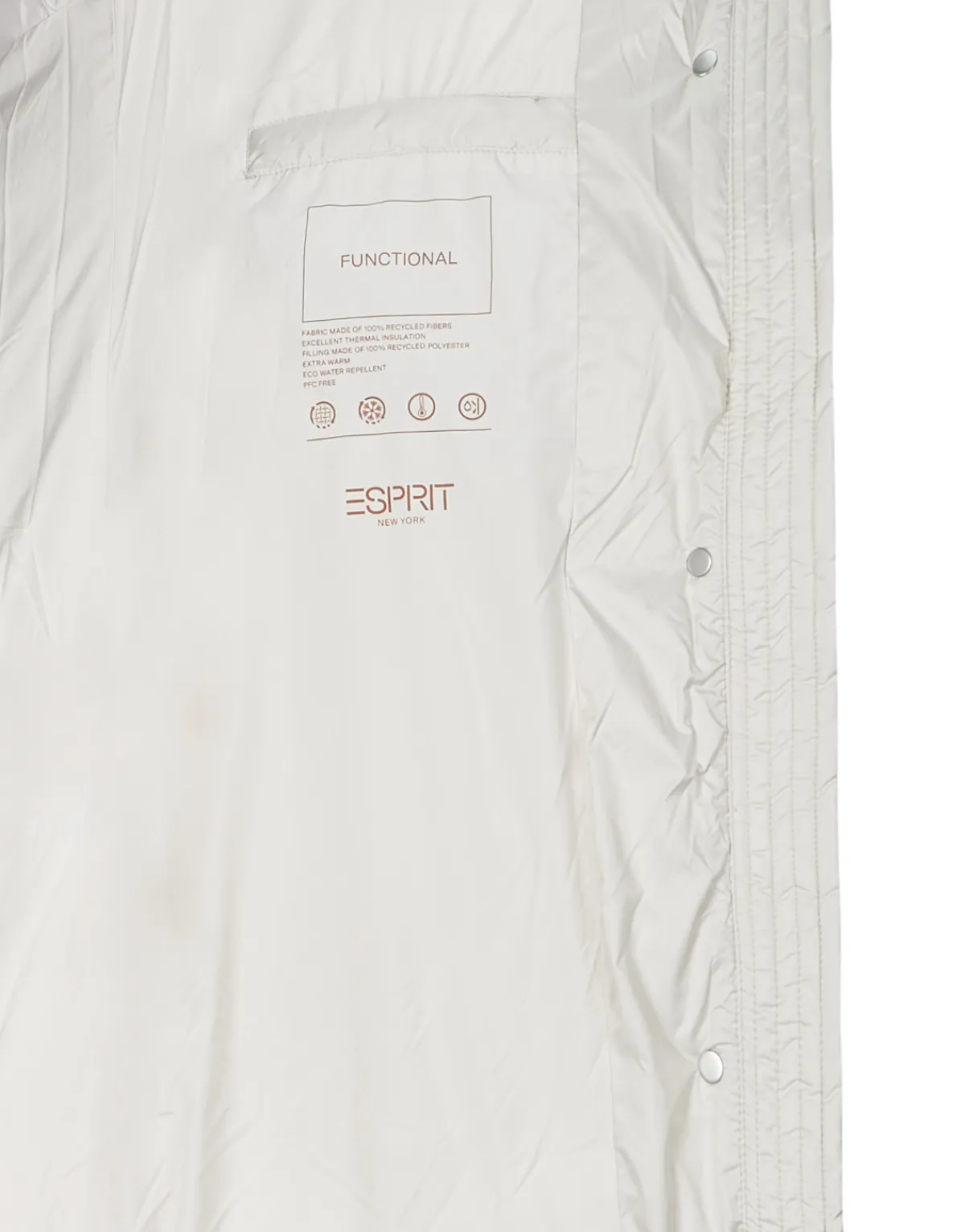 Esprit - LONG COSY PUFFER COAT