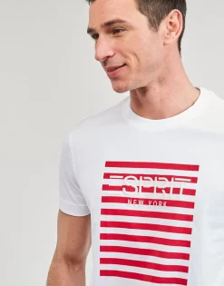 Esprit - OCS LOGO STRIPE Blanc New