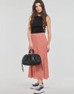 Esprit - SKIRT AOP Rouge Outlet