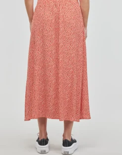 Esprit - SKIRT AOP Rouge Outlet