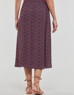 New Esprit - SKIRT MIDI AOP Multicolore