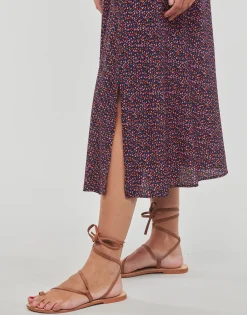 New Esprit - SKIRT MIDI AOP Multicolore