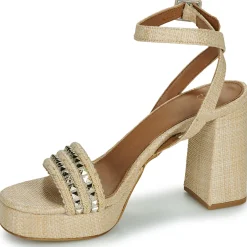 Exé Shoes - 619-ANCONA-RAFFIA--GOLD