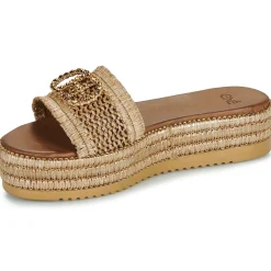 Exé Shoes - 549-HYDRA-RAFFIA-TAN