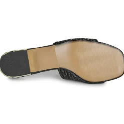 Exé Shoes - KATY-424-RAFFIA-BLACK