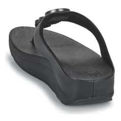 Hot FitFlop - HALO METALLIC-TRIM TOE-POST SANDALS Noir